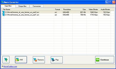 Movie Converter screenshot